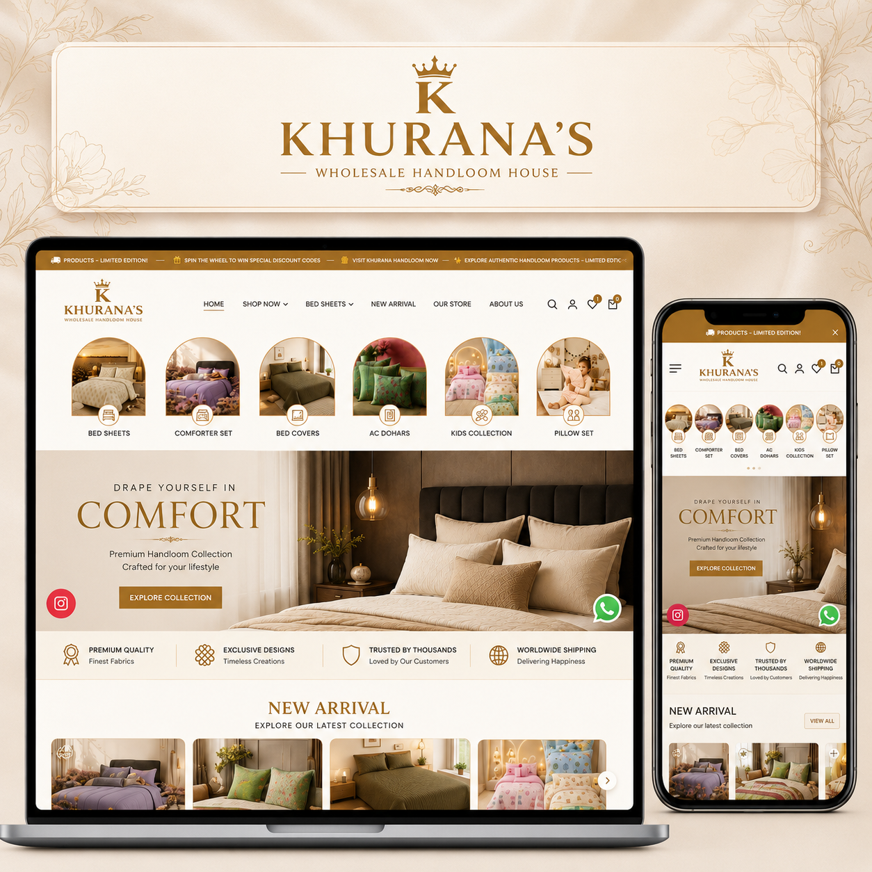 Khurana's Wholesale Handloom